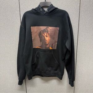 Black Graphic Hoodie
